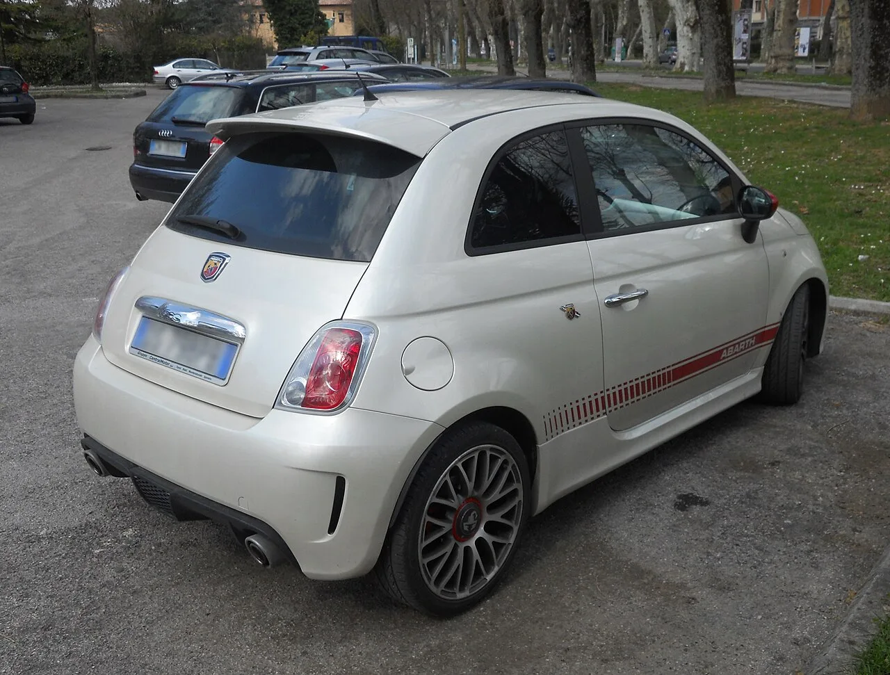 Abarth 500, rear