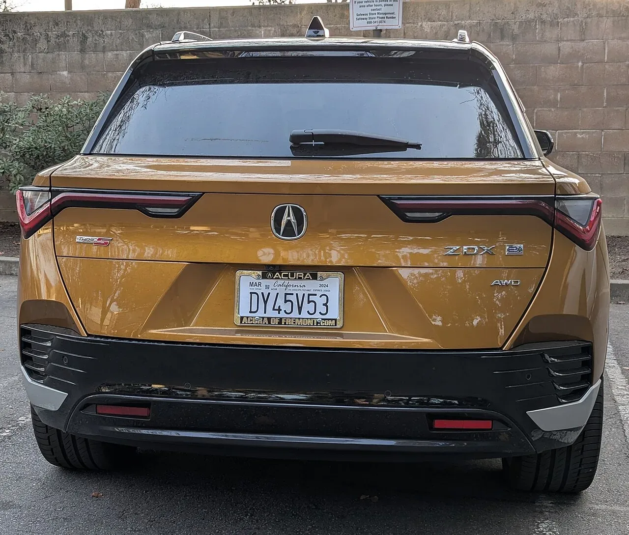 Acura ZDX, side