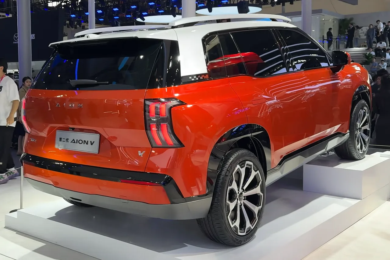 Aion V first generation, rear