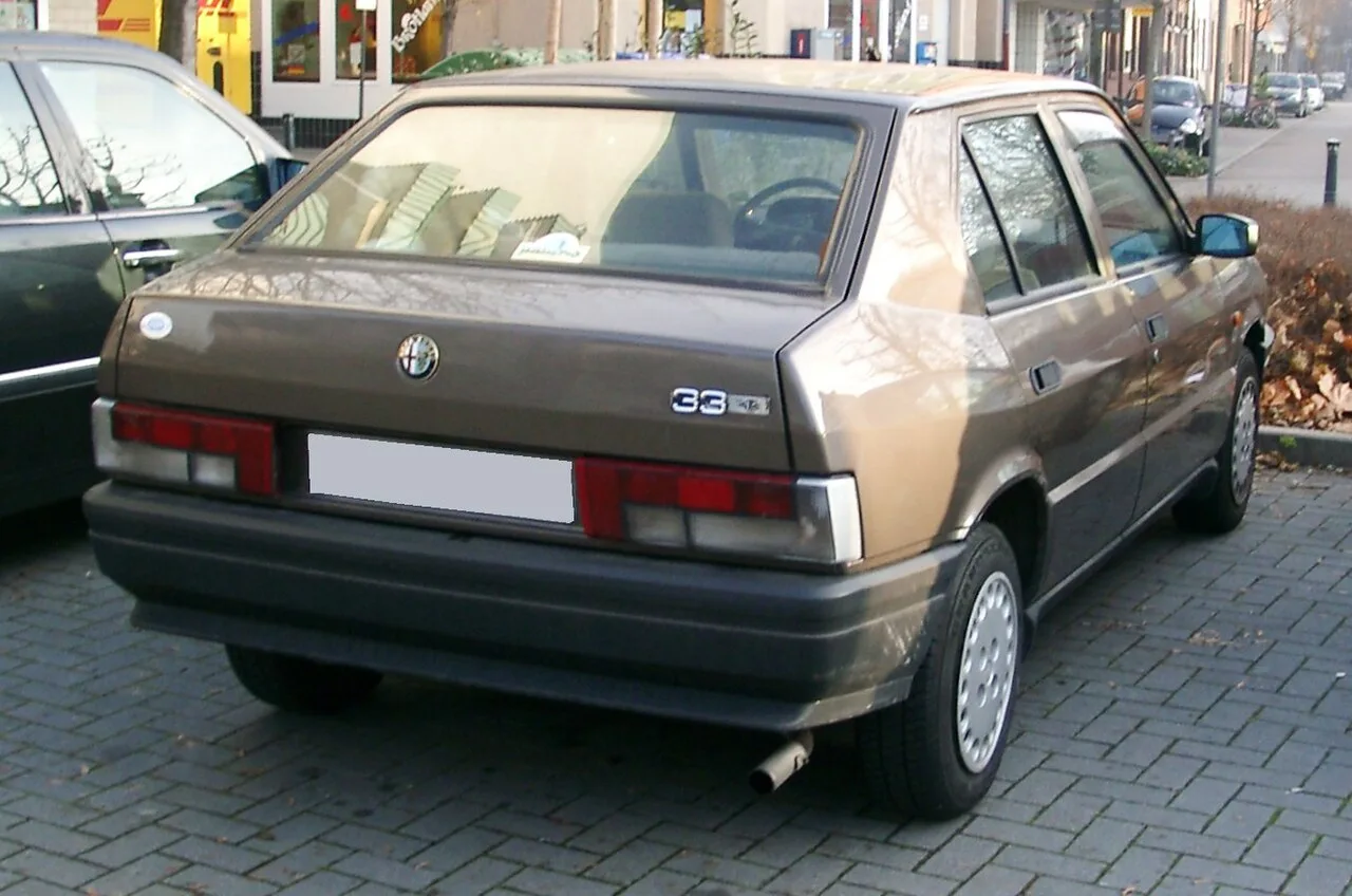 Alfa Romeo 33 first series facelift, rear