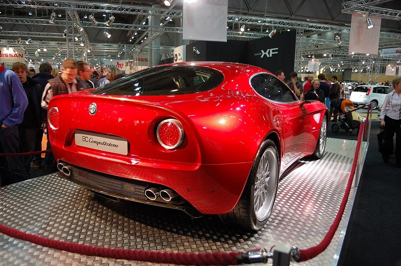 Alfa Romeo 8C Competizione, rear