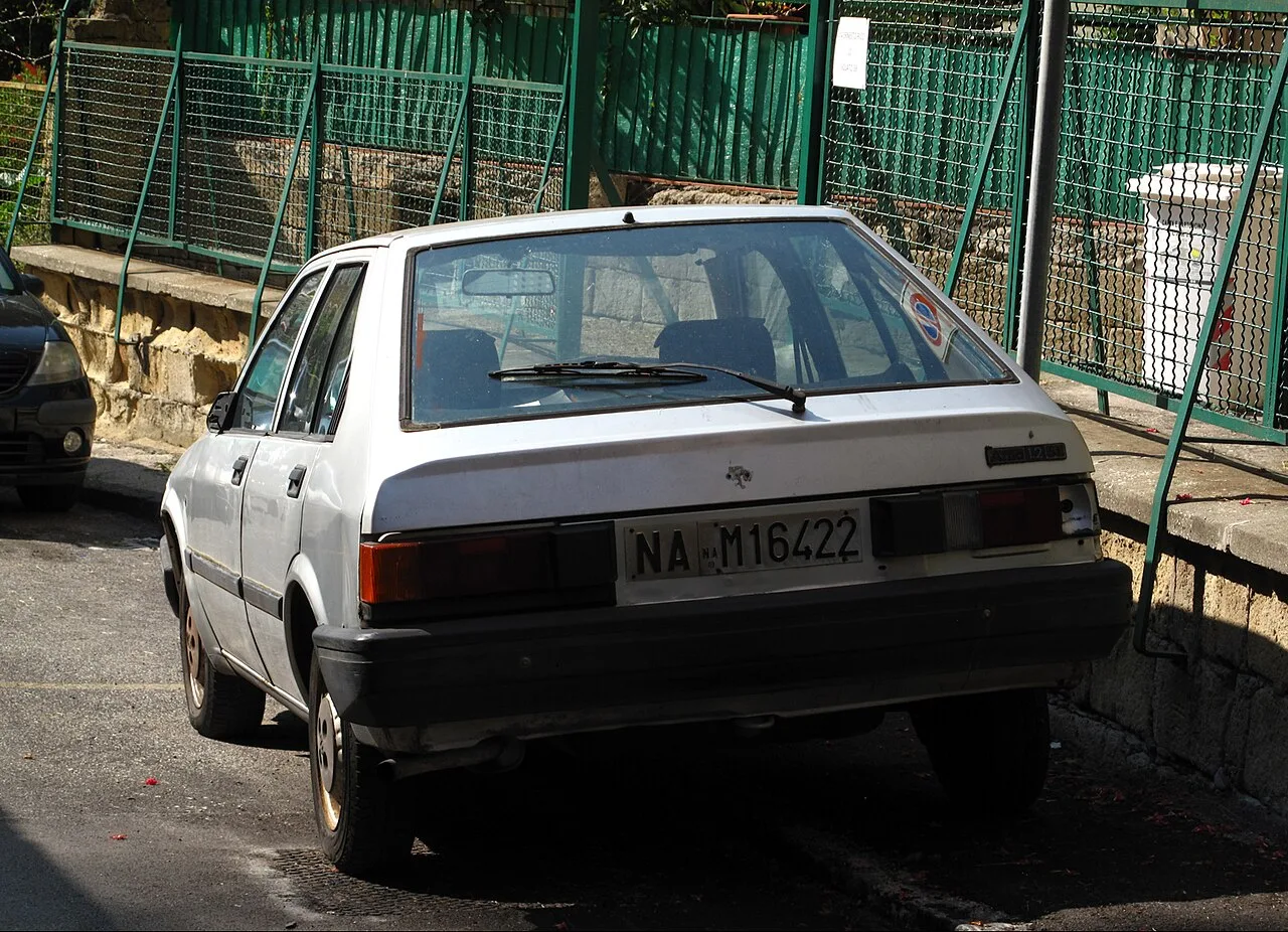 Alfa Romeo Arna, rear