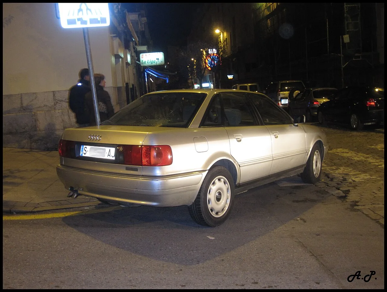Audi 80, rear