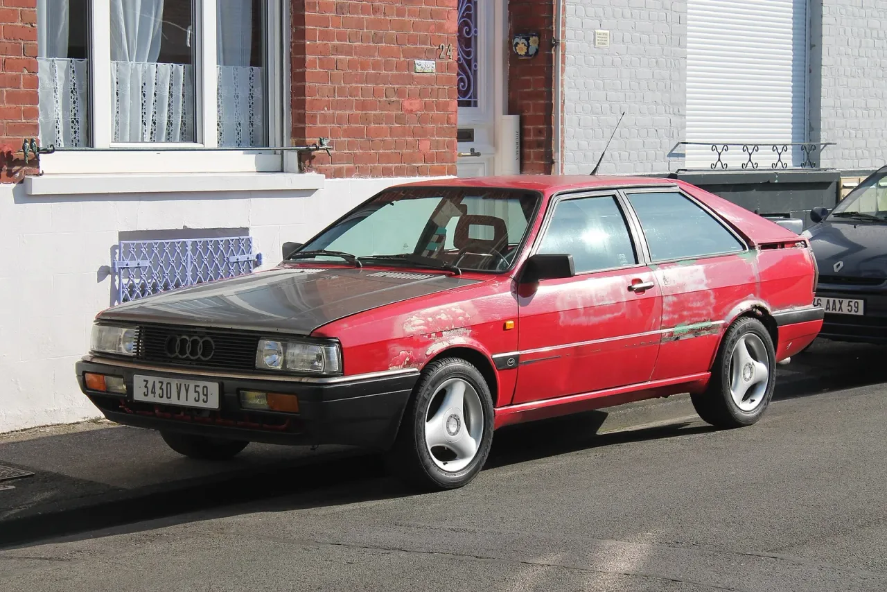 Audi Coupe quattro, rear