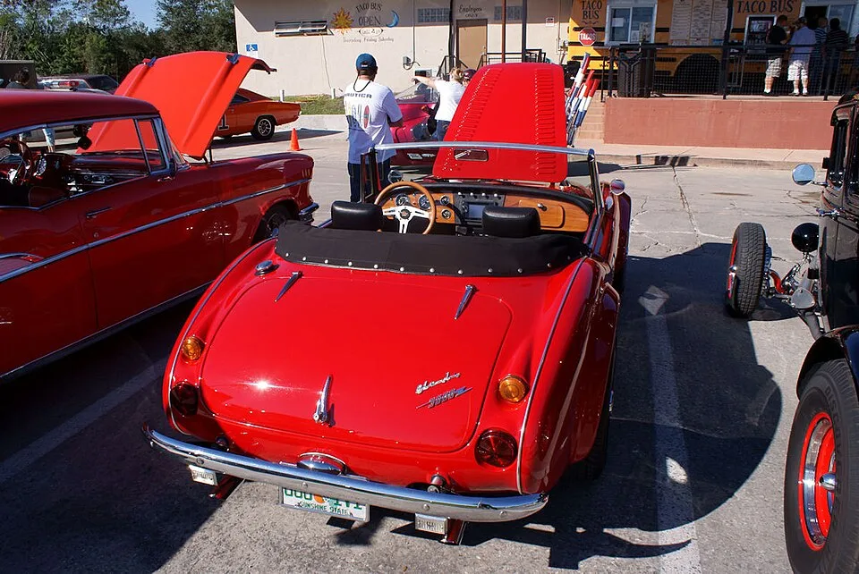 Austin-Healey 3000, rear