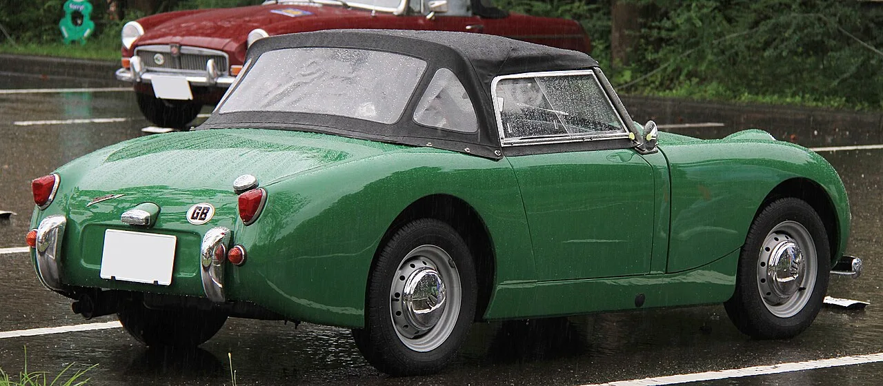 Austin-Healey Sprite Mark I "Frogeye", rear