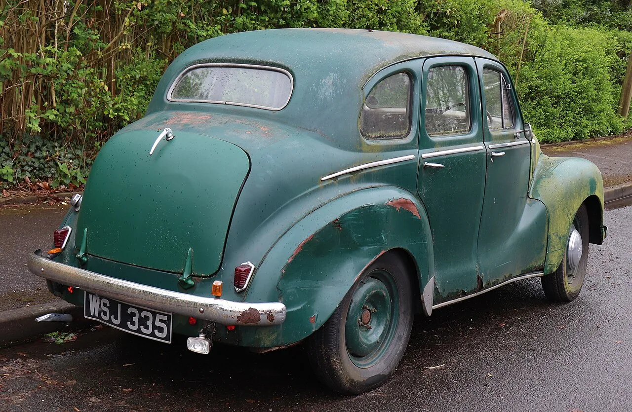Austin A40 Devon and Dorset, rear