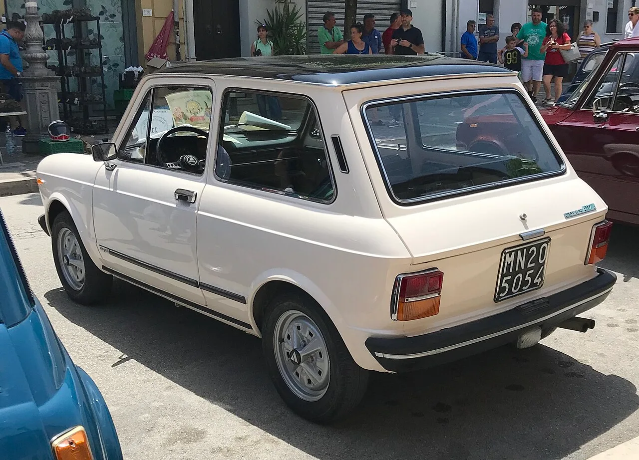 Autobianchi A112 Abarth, rear