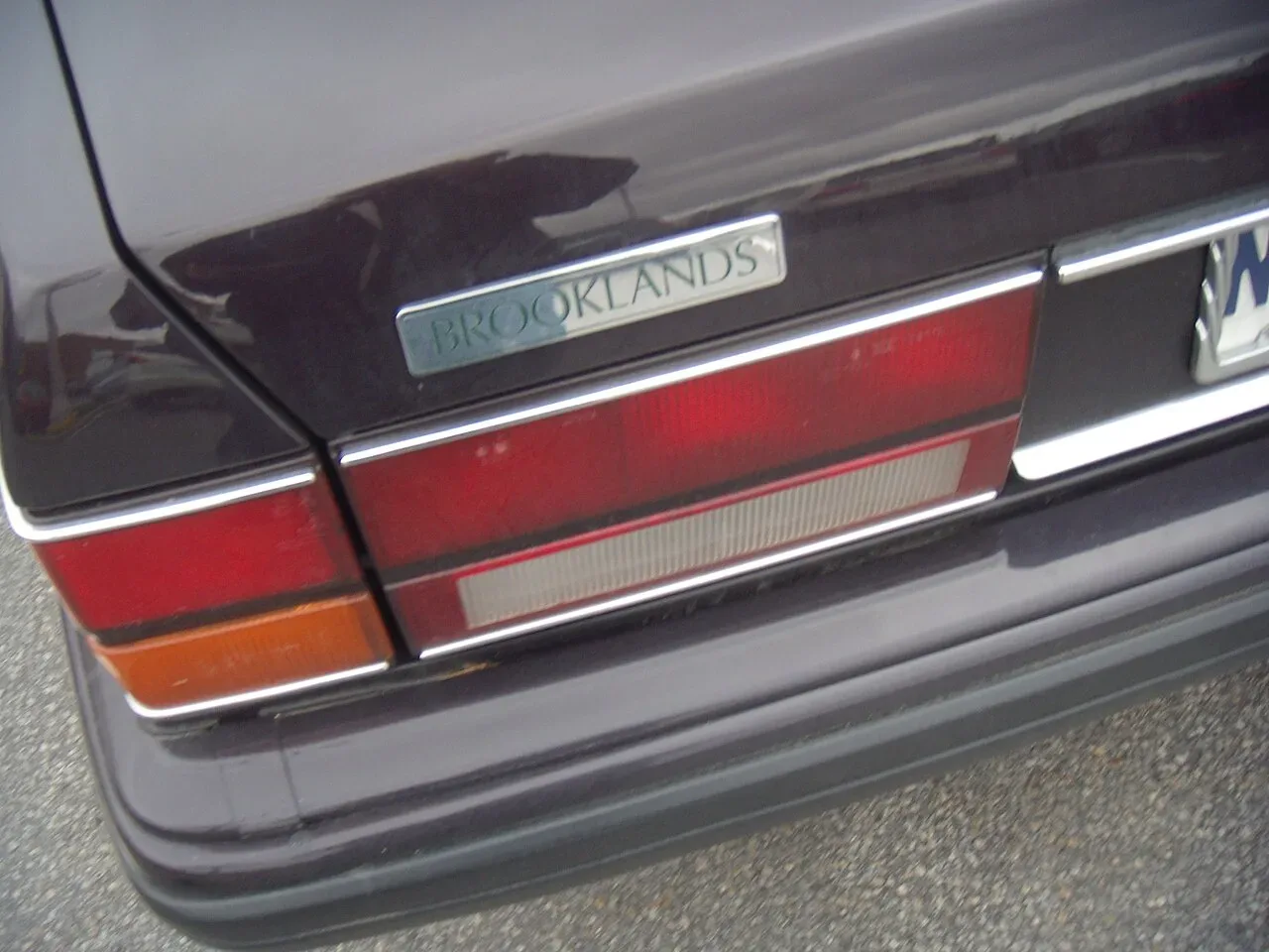 Bentley Brooklands, rear
