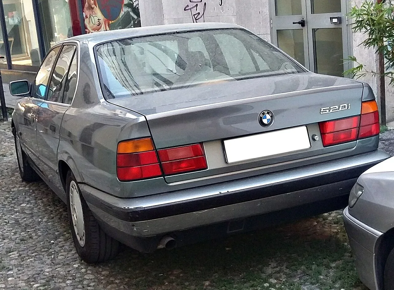 BMW 5 Series, rear
