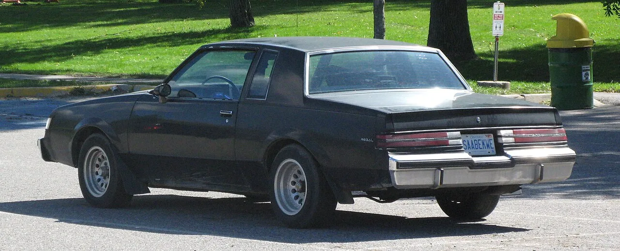 Buick Regal Sport Coupe / T-Type / Grand National / GNX, rear