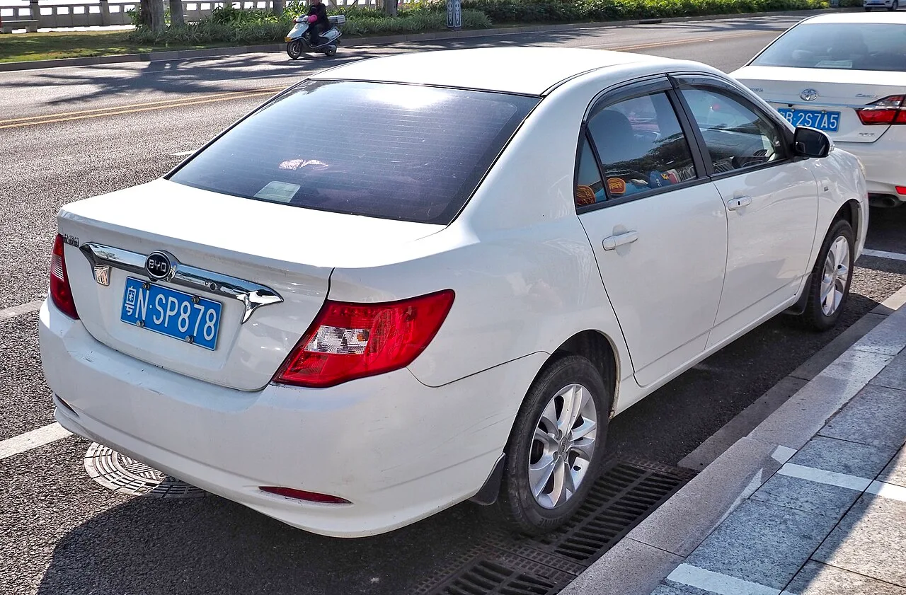 BYD F3 2014 facelift, rear