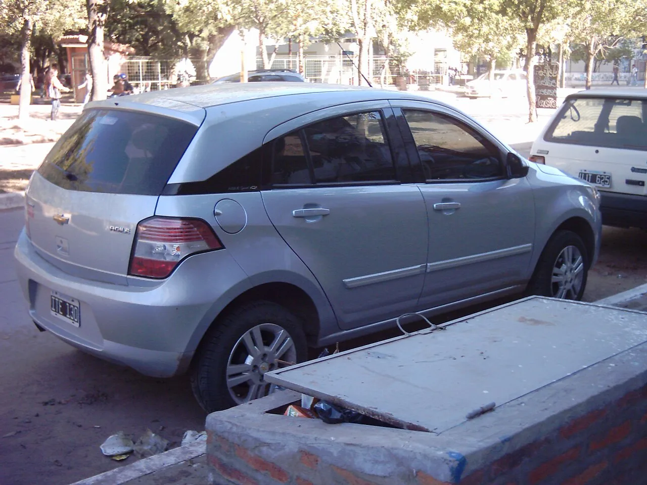 Chevrolet Agile, rear