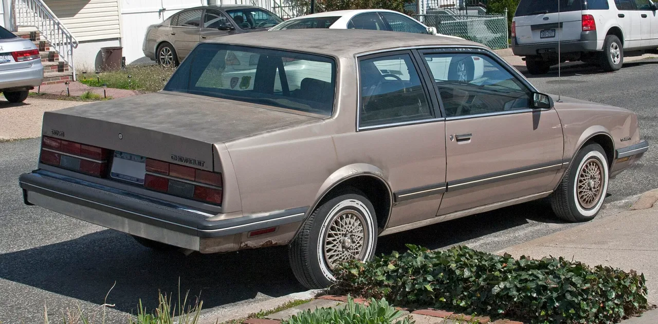 Chevrolet Celebrity, rear