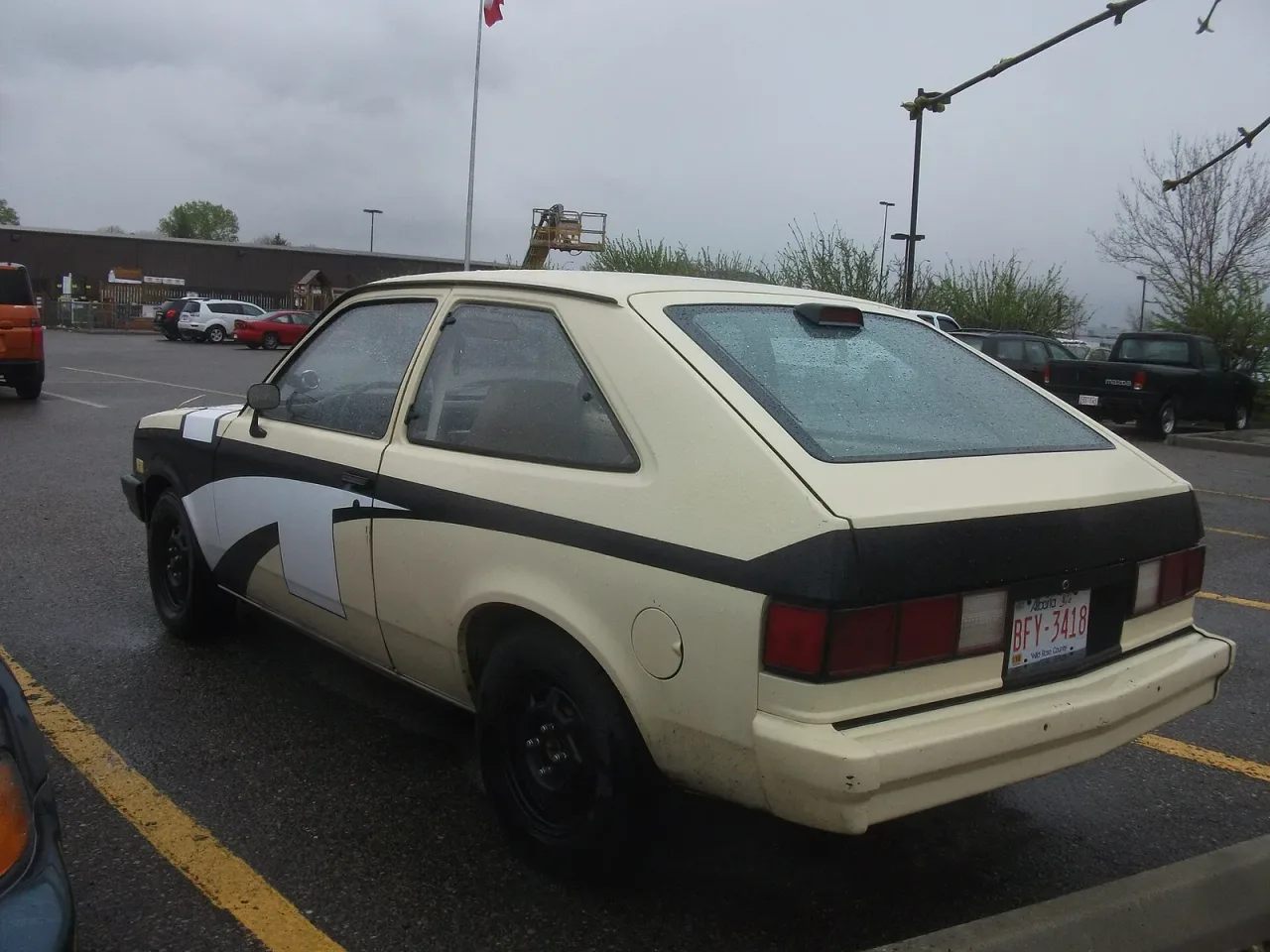 Chevrolet Chevette, rear