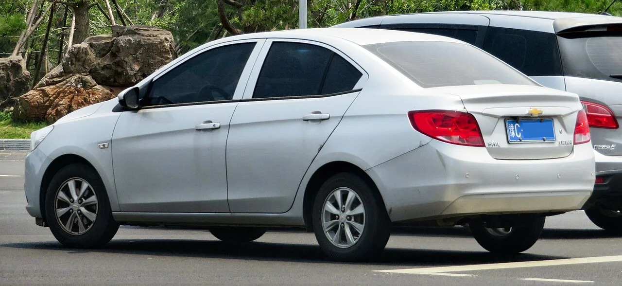 Chevrolet Sail, rear