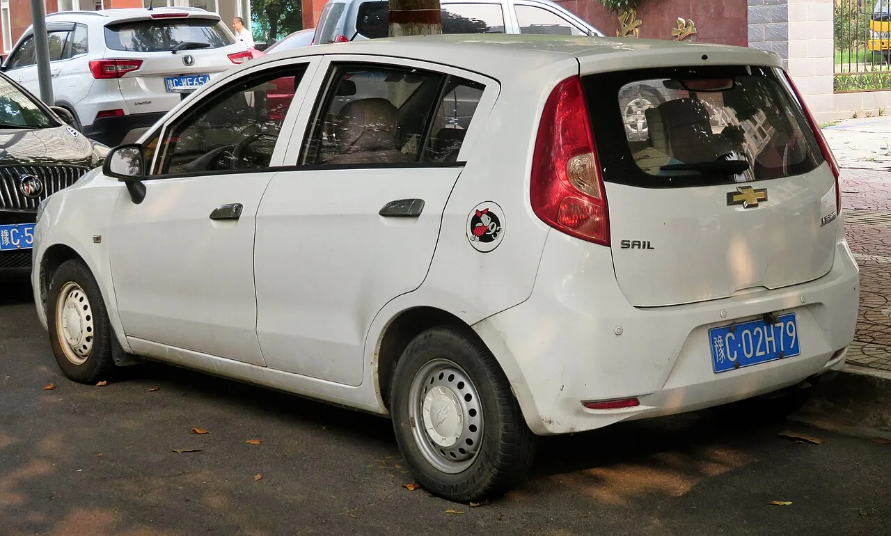 Chevrolet Sail, rear