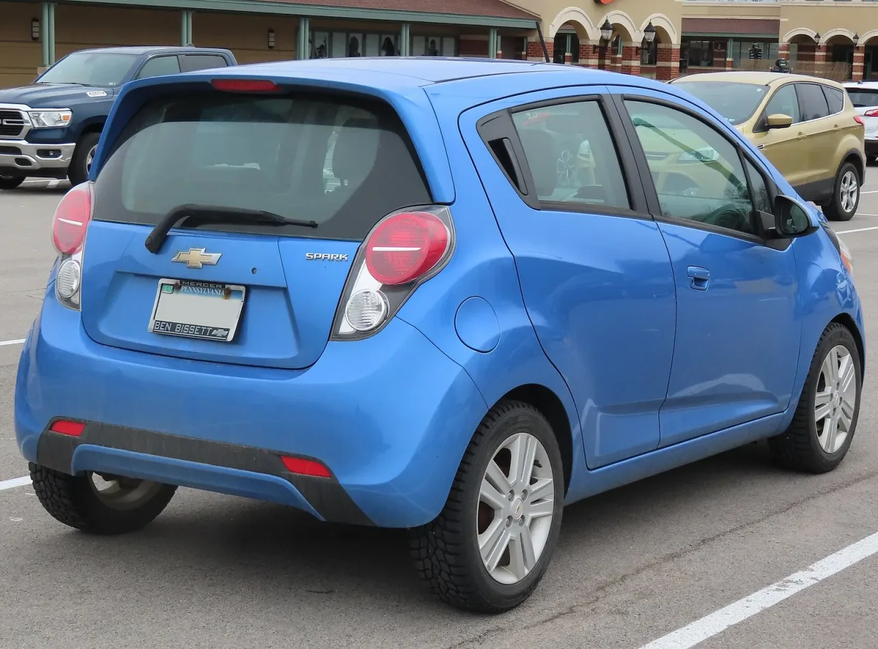 Chevrolet Spark, rear