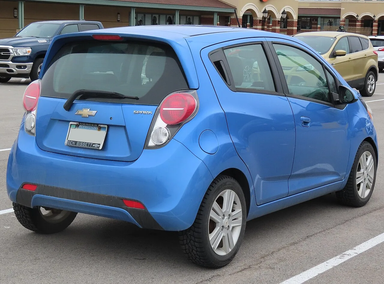 Chevrolet Spark, rear