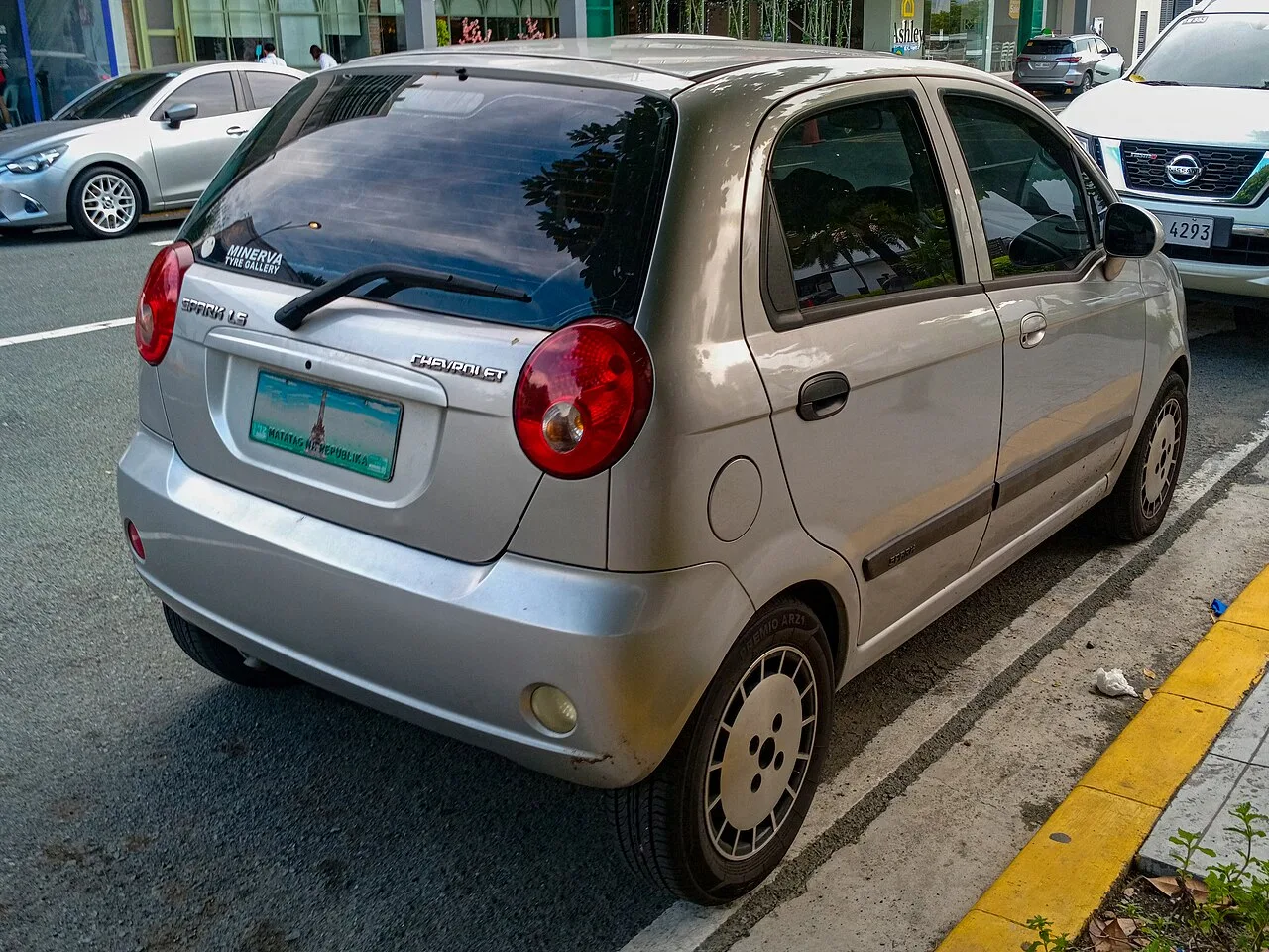Chevrolet Spark, rear