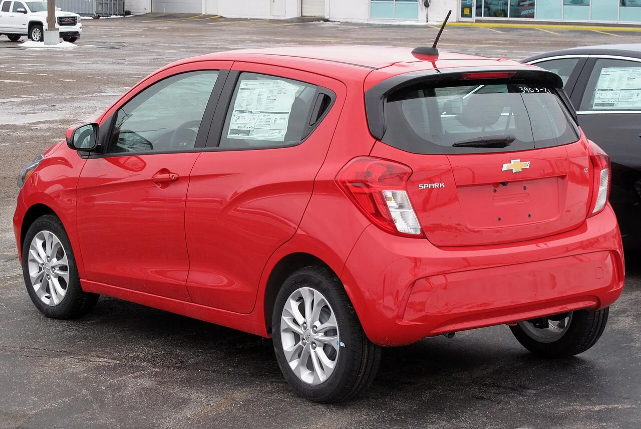 Chevrolet Spark, rear