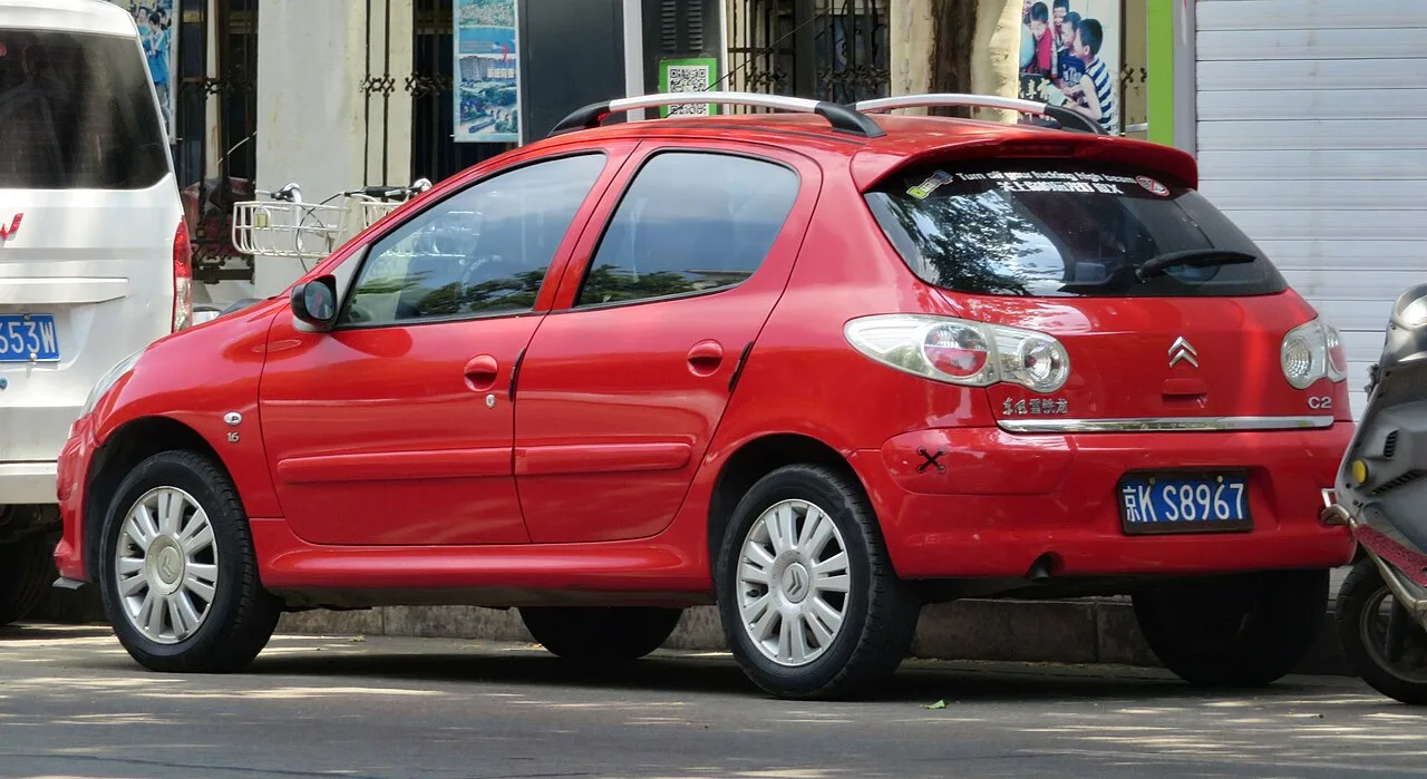 Citroën C2, rear