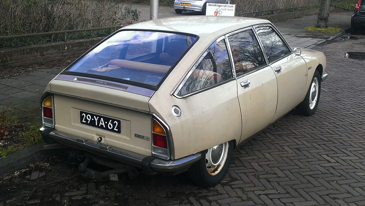 Citroën GS / GSA, rear