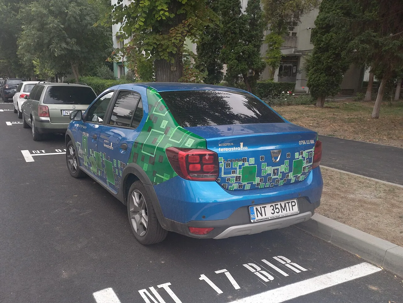 Dacia Logan, rear