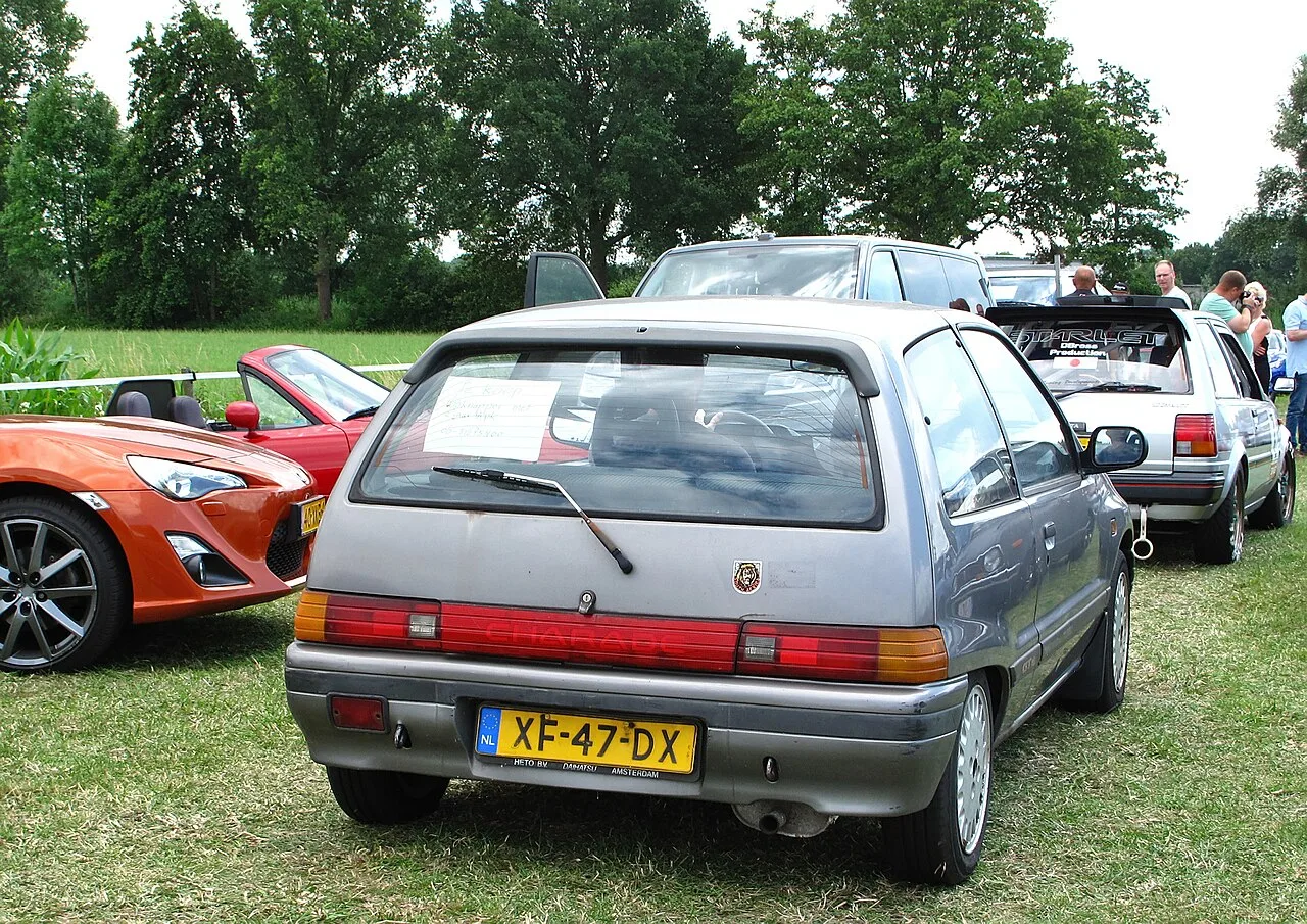 Daihatsu Charade G100/G101/G102/G112 third generation, rear