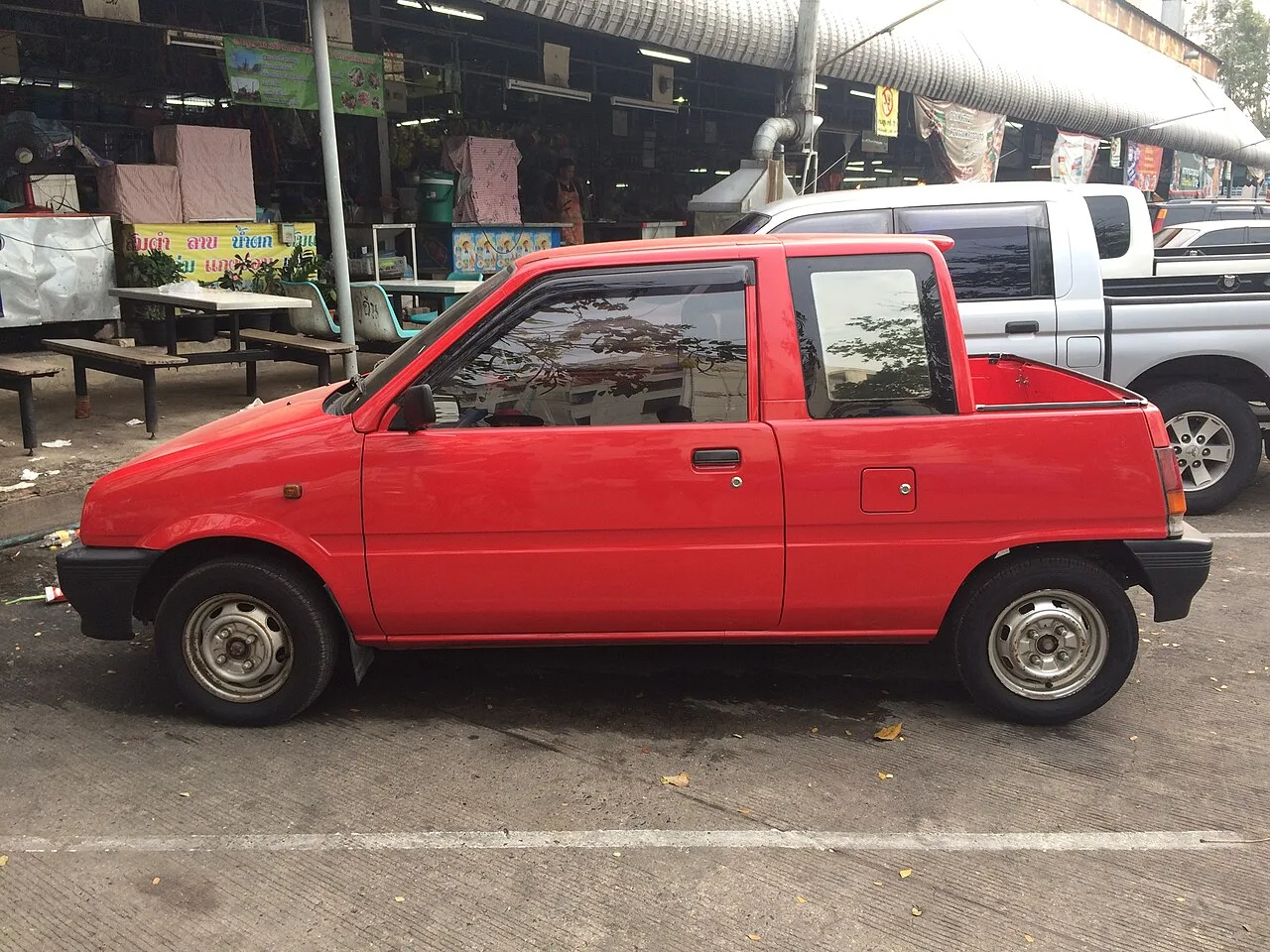 Daihatsu Mira / Cuore L70/L80, side