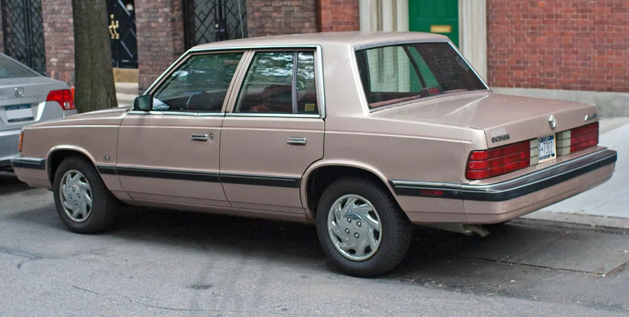 Dodge Aries, rear