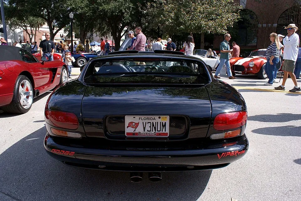 Dodge Viper, rear
