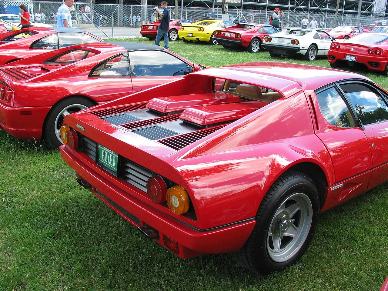 Ferrari Berlinetta Boxer, rear