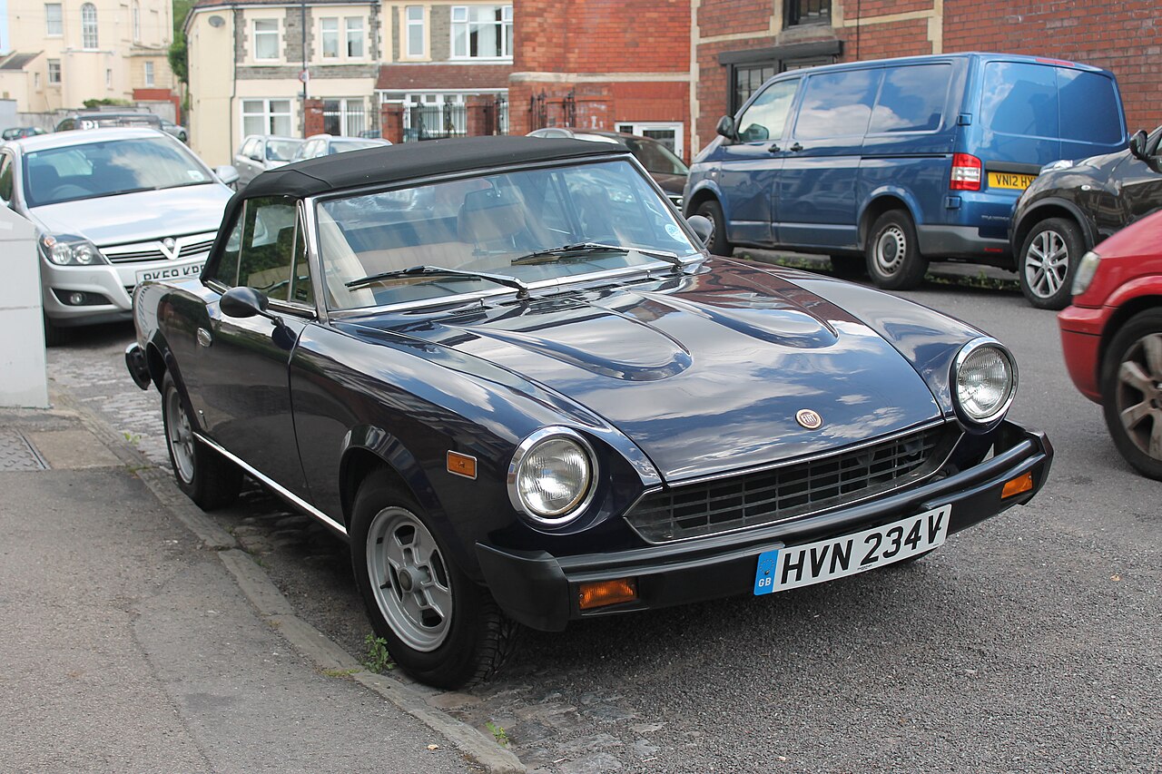 Fiat 124 Sport Spider, rear