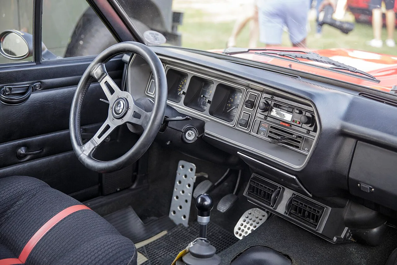 Fiat 131 Abarth Rally Stradale, interior