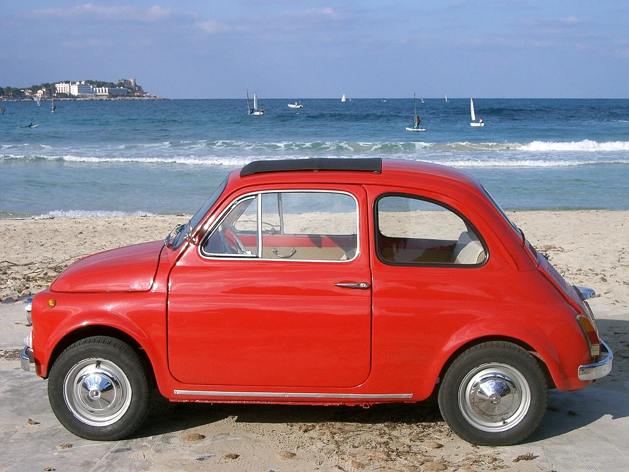 Fiat 500 Abarth, side