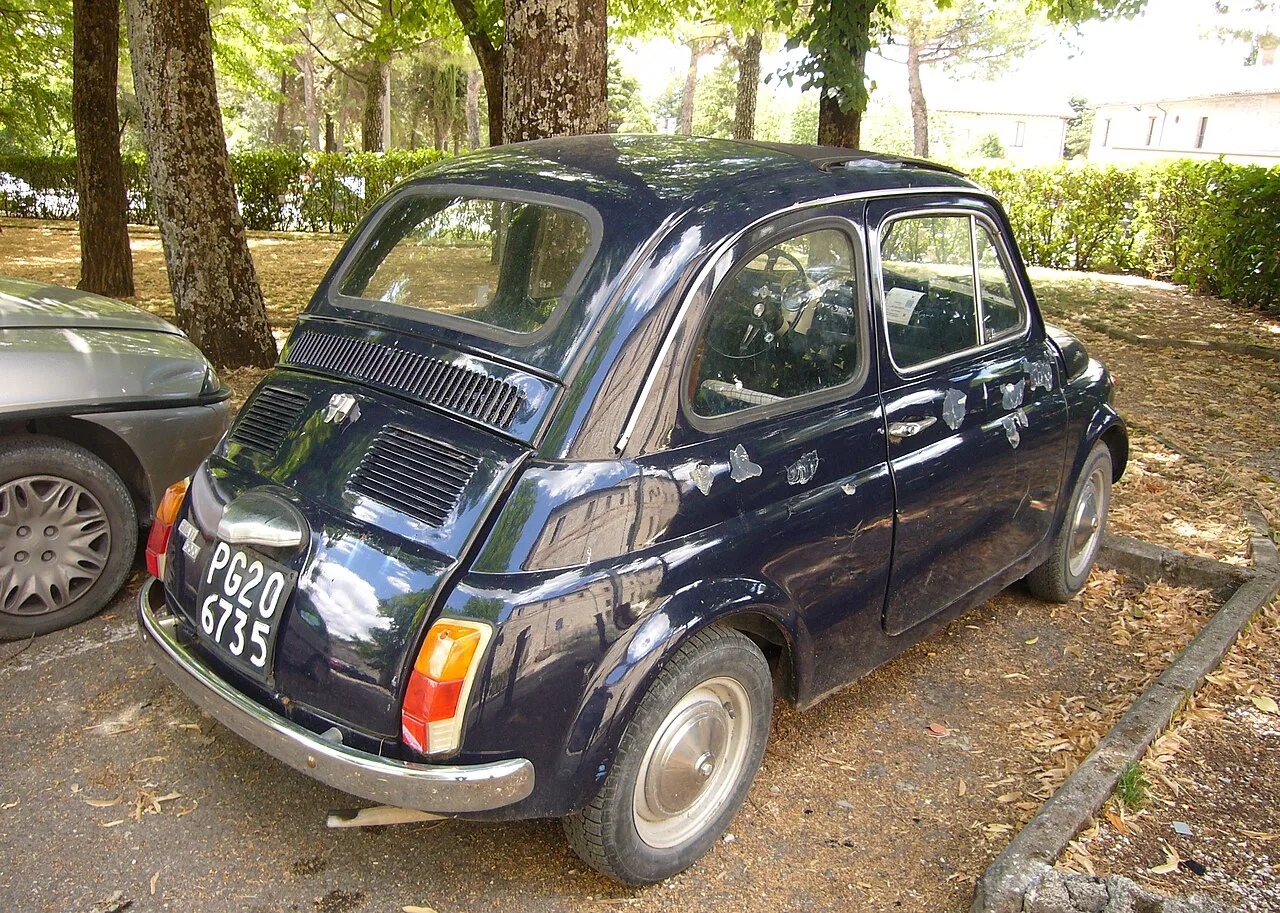 Fiat 500 / 500 D / F / L / R, rear