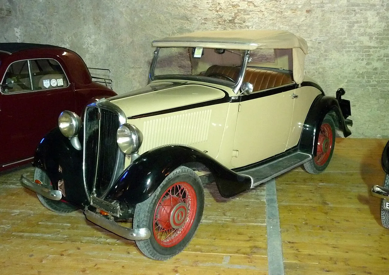 Fiat 508 Balilla 508B, rear