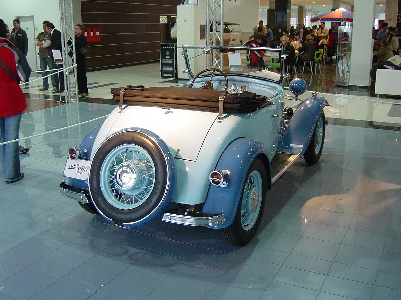 Fiat 508 Balilla 508A, rear