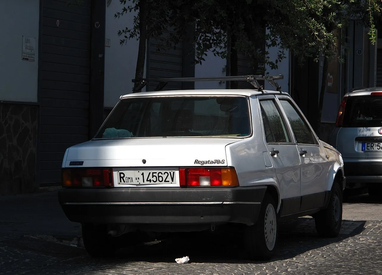 Fiat Regata, rear
