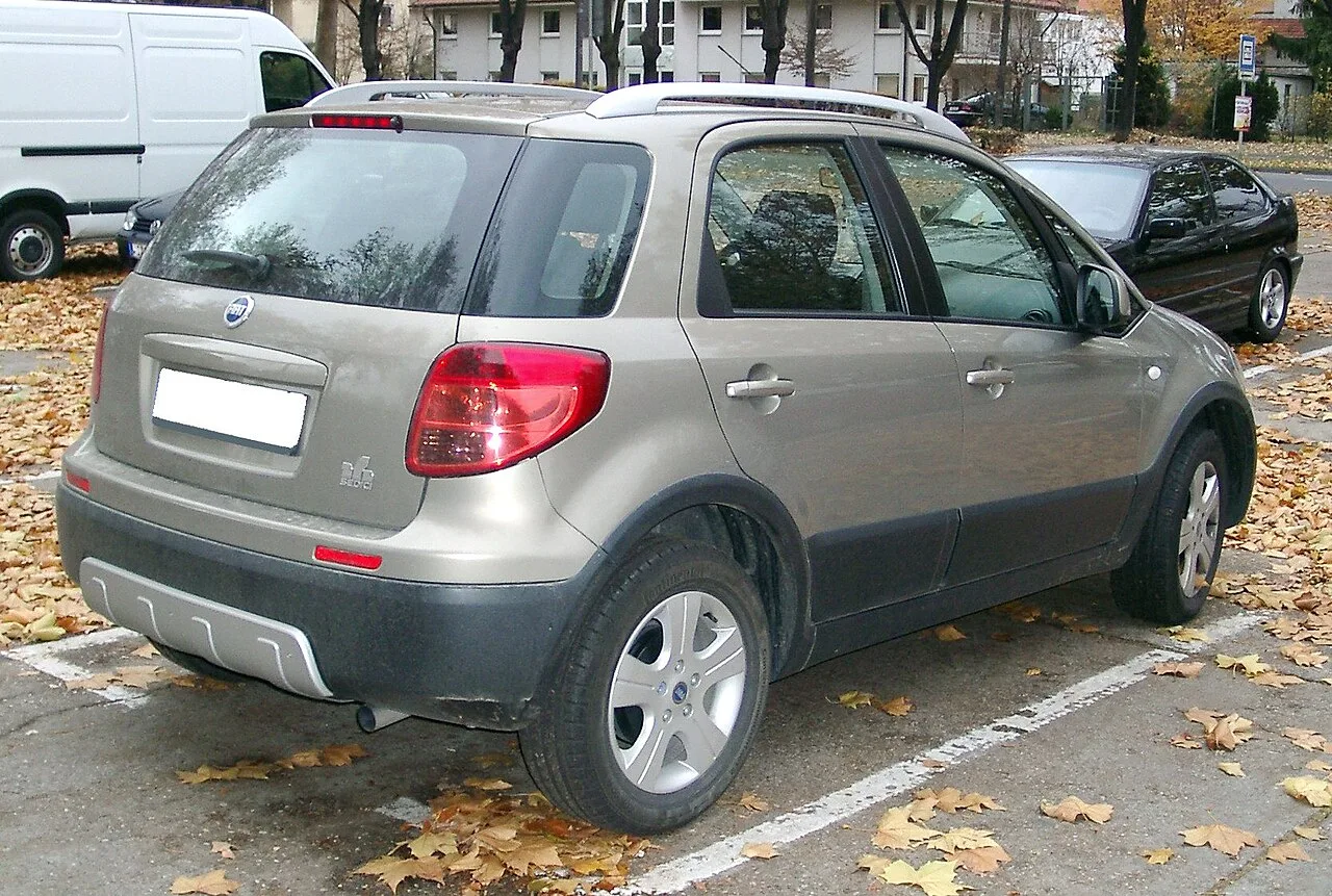 Fiat Sedici, rear