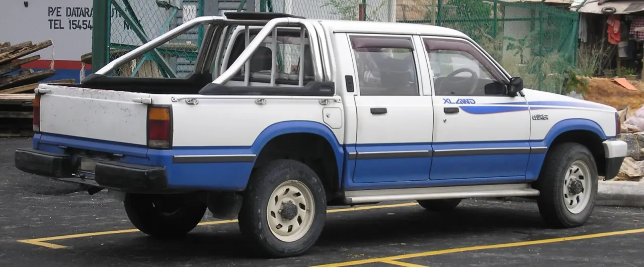 Ford Courier, rear