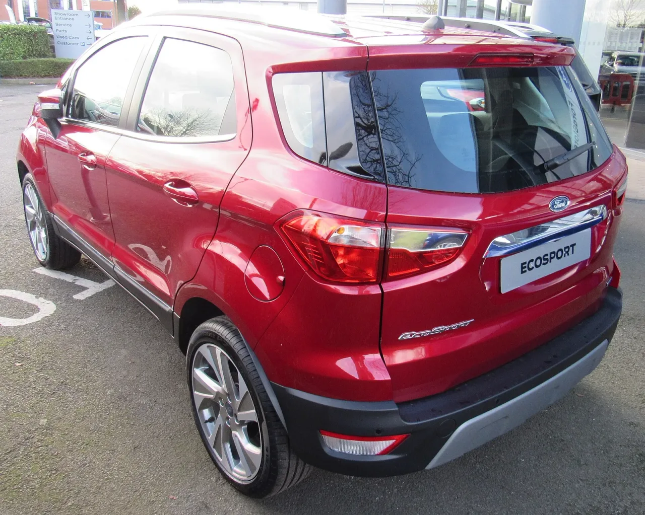Ford EcoSport, rear
