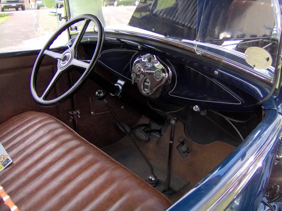 Ford Model A, interior