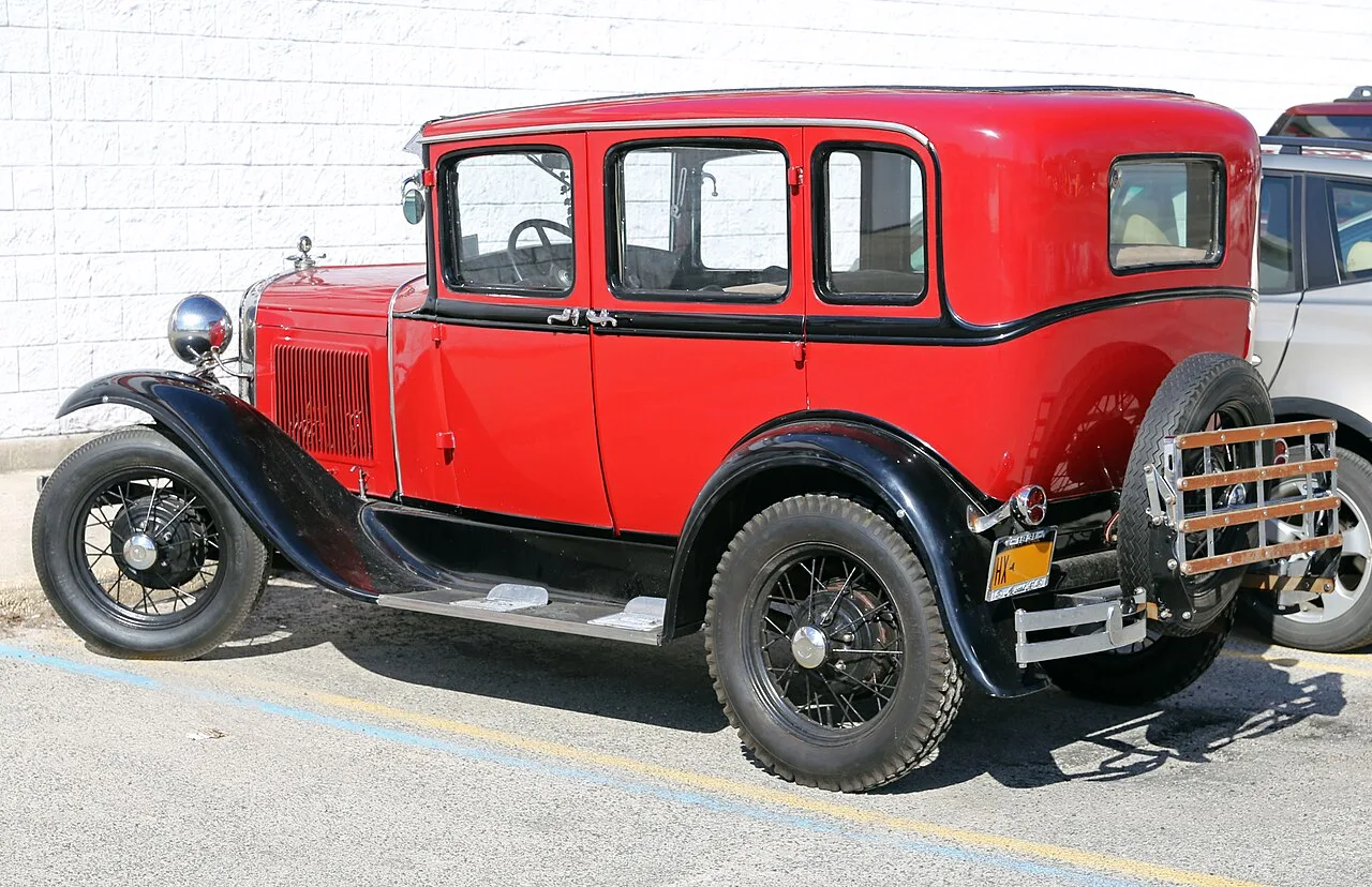 Ford Model A, rear