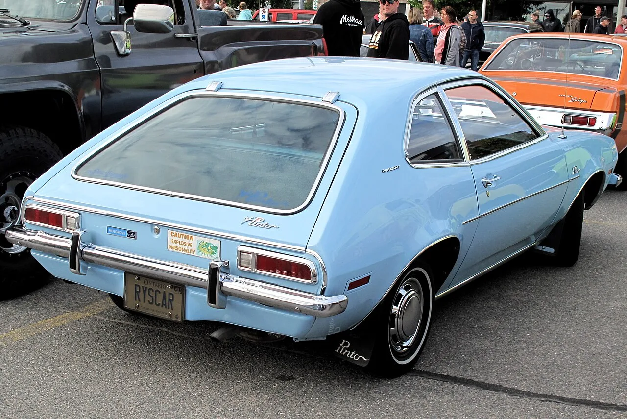Ford Pinto, rear
