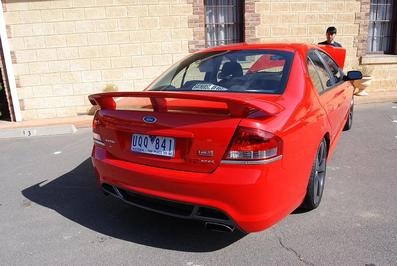 FPV F6 BA / BF, rear