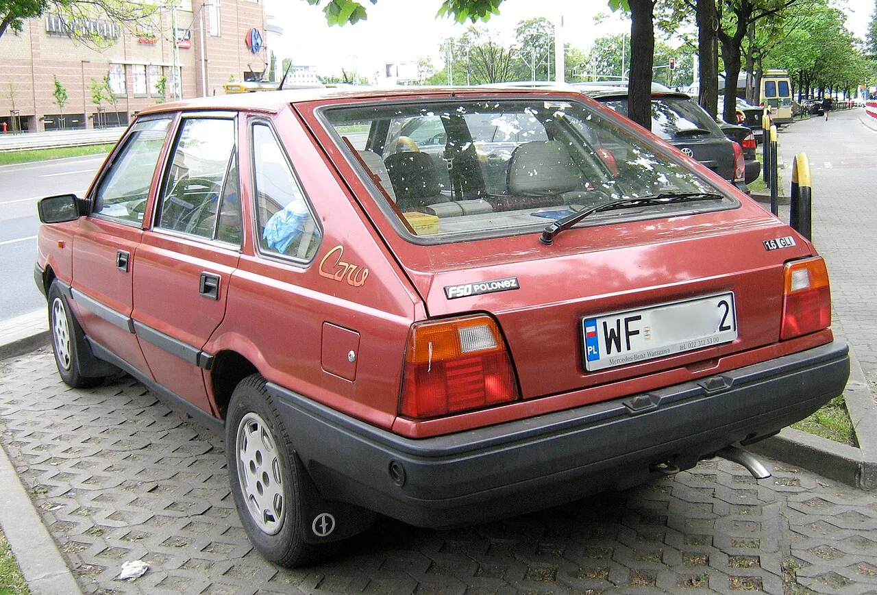 FSO Polonez, rear