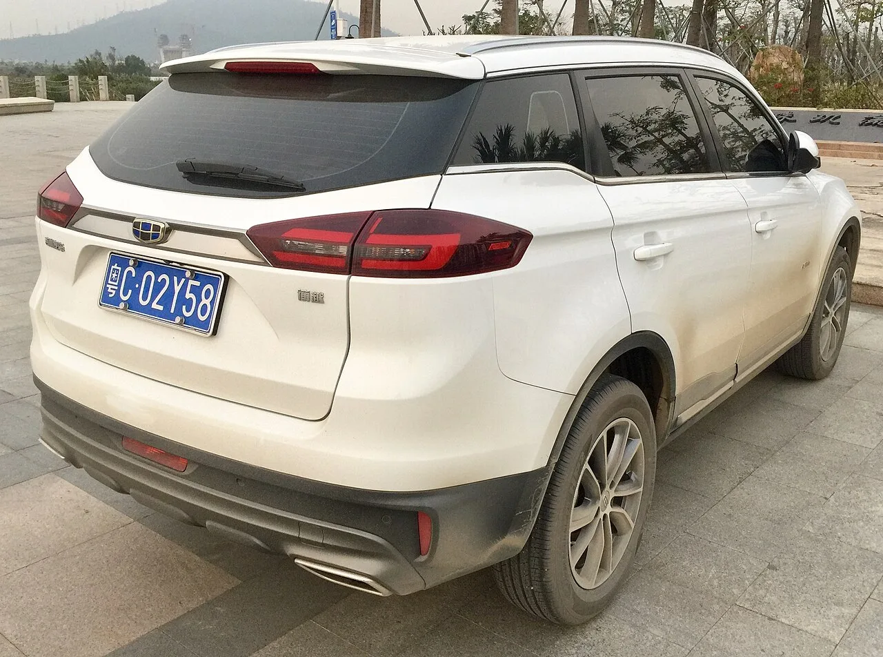 Geely Boyue NL-3, rear