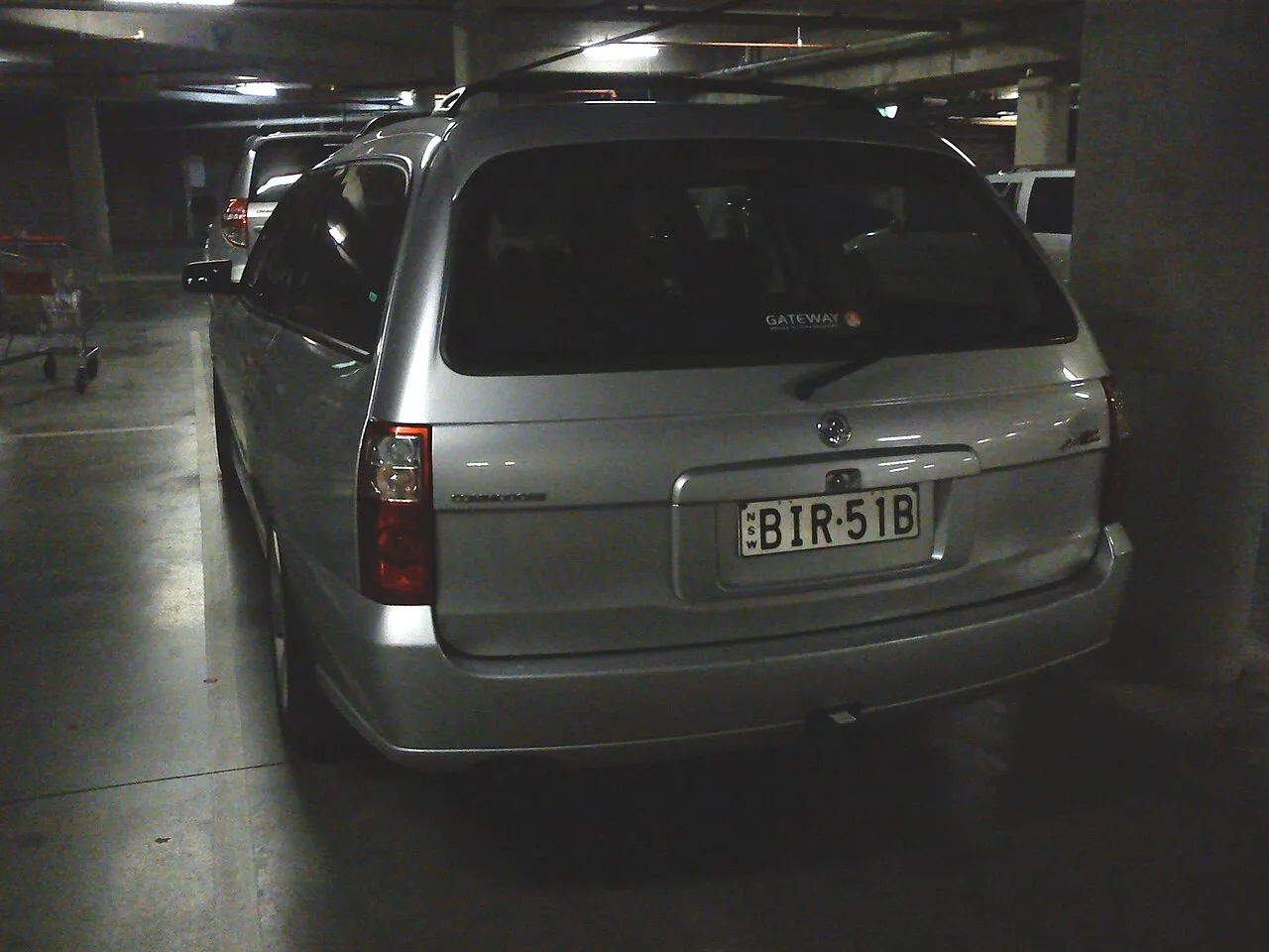 Holden Commodore, rear